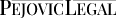 Pejović Legal logo